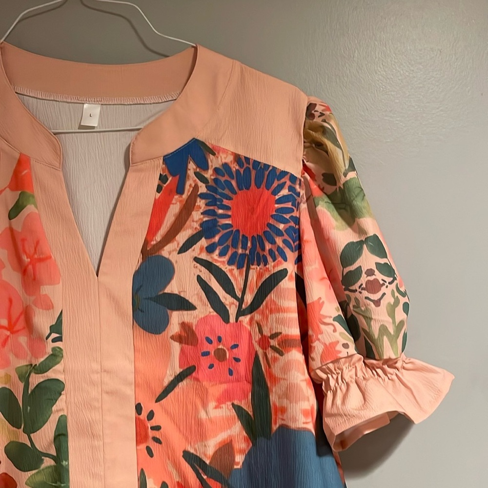 Flowery Blouse